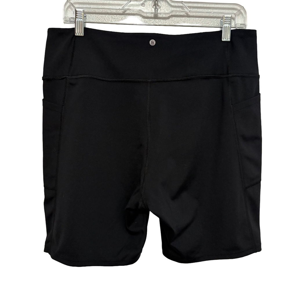 Victoria's Secret Black Biker Shorts with Pockets - Size XL - Picture 3 of 4